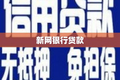 川汇新网银行贷款