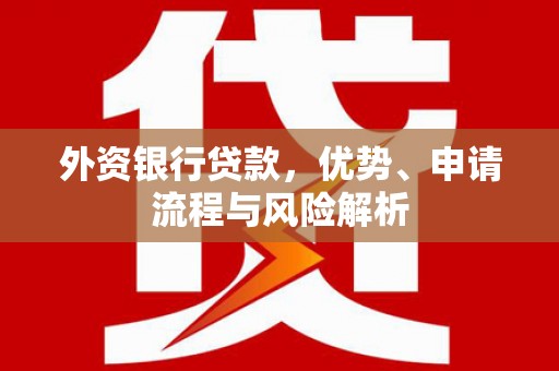化德外资银行贷款，优势、申请流程与风险解析