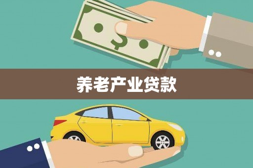 洪雅养老产业贷款