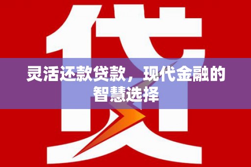 信州灵活还款贷款，现代金融的智慧选择