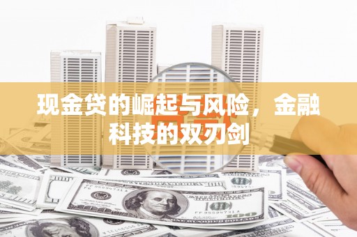 青神现金贷的崛起与风险，金融科技的双刃剑