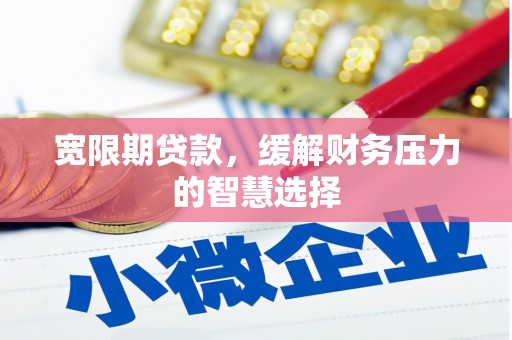 南靖宽限期贷款，缓解财务压力的智慧选择