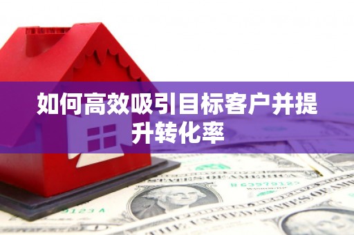 洪湖如何高效吸引目标客户并提升转化率