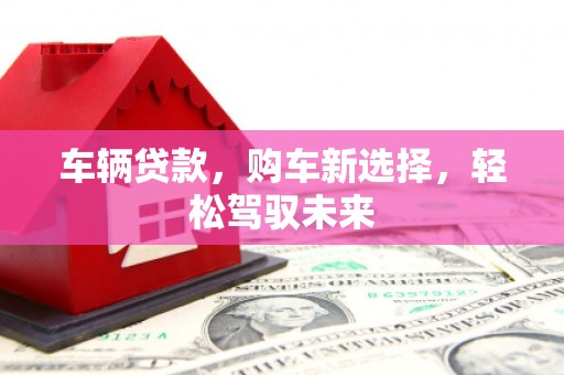 肥乡车辆贷款，购车新选择，轻松驾驭未来