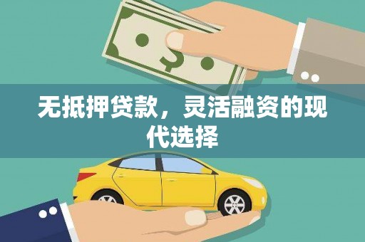 浑源无抵押贷款，灵活融资的现代选择