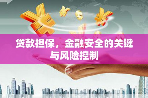 新建贷款担保，金融安全的关键与风险控制